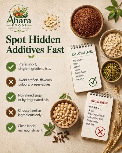 Spot hidden additives fast: prefer short ingredient lists, avoid artificial flavours, colours and preservatives